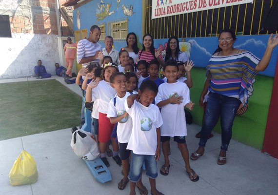 Secretaria de Meio Ambiente realiza Gincana Ambiental em escola