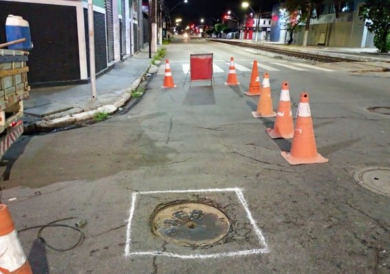 Maceió já tem 511 poços de visita nivelados pela Operação Tampa Bueiro