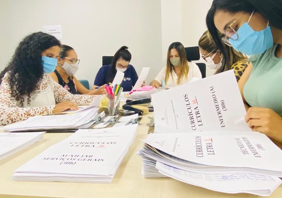 Secretaria de Saúde analisa currículos enviados para processo seletivo