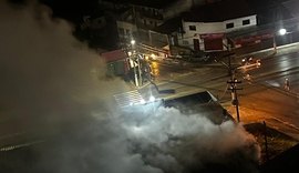 Incêndio atinge estabelecimento na Avenida Menino Marcelo, em Maceió