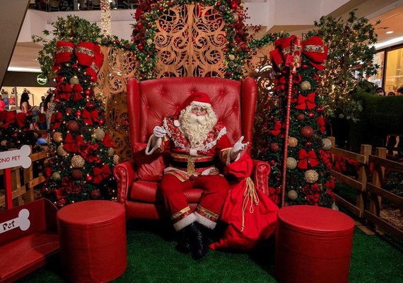 Papai Noel abre temporada natalina no shopping neste domingo (13)