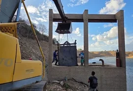Codevasf realiza manutenção e troca de comportas na barragem Boacica em AL