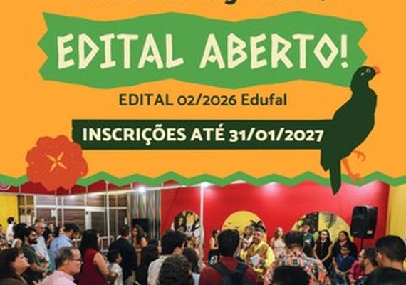 Edufal seleciona cem livros para lançamento na Bienal do Livro de Alagoas 2027