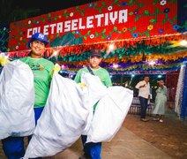 Cooperativas coletam mais de 1.600 quilos de recicláveis em três dias do Verão Massayó