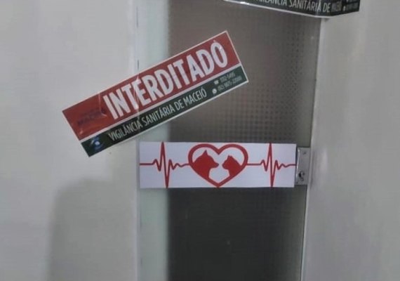 Clínica veterinária é interditada por falta de higiene em Maceió