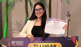 Estudante da Uncisal conquista 1º lugar em congresso nacional