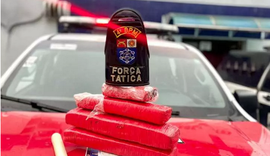 Mulher é presa com quase 4kg de droga em região de mata em Maceió