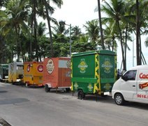 Justiça Federal determina retirada de food trucks da orla de Ponta Verde