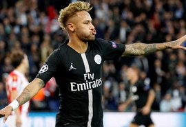 Neymar dá show, faz hat-trick, iguala Kaká e PSG goleia na Champions