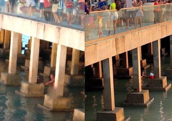 VÍDEO: Homem é preso após ser flagrado se masturbando no Marco dos Corais