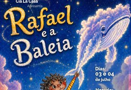 Cia La Casa leva poesia e imaginação ao público com 'Rafael e a Baleia'