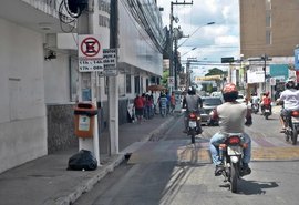 Sinalização estabelece horário de estacionamento no Centro de Arapiraca