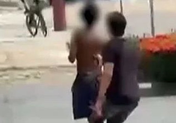 Estudantes de direito atacam homem em Belém com arma de choque em via pública