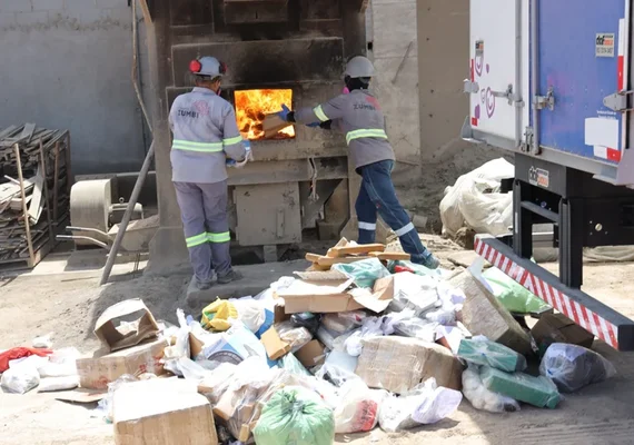 Cerca de 700 quilos de drogas apreendidas em Maceió e região são destruídos em operação fiscalizada pelo MP