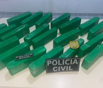 Polícia apreende 16Kg de maconha em São Miguel dos Campos