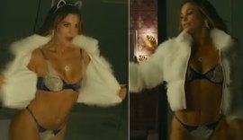 Flávia Alessandra rouba a cena de lingerie em 'Quem Ama Cuida' e Otaviano Costa reage