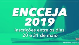 Inscrições para Encceja terminam nesta sexta-feira (31)
