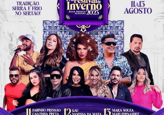 Água Branca se prepara para mais uma edição do Festival de Inverno em agosto