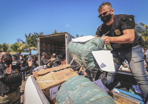 Forças de Segurança de AL apreenderam mais de 4 toneladas de drogas em 2021