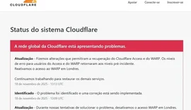 Instabilidade na Cloudflare impede acesso a sites e serviços nesta terça-feira