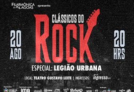 Filarmônica de Alagoas apresenta o espetáculo “Clássicos do Rock - Especial Legião Urbana”