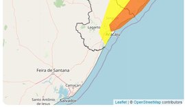 Inmet emite alertas amarelo e laranja para 81 municípios alagoanos; confira