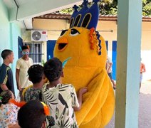 Pinto da Madrugada leva cultura a abrigo em ação da Prefeitura