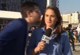 Jornalista da Globo é assediada em transmissão de jogo na Copa da Rússia