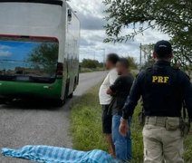 Mulher morre atropelada por ônibus na BR-423 na zona rural de Delmiro Gouveia