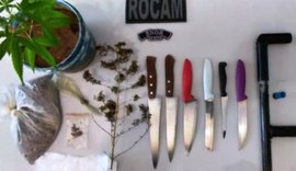 Rocam registra apreensões de arma, drogas e veículos roubados