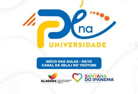 ‘Pé Na Universidade’ de Santana do Ipanema vai ofertar aulas gratuitas para jovens estudantes