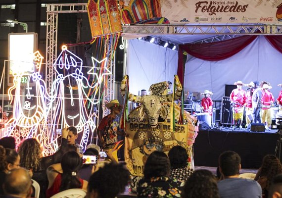 Programação do Natal dos Folguedos segue neste domingo