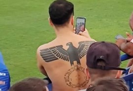 Clube da Série D promete banir torcedor com tatuagem nazista