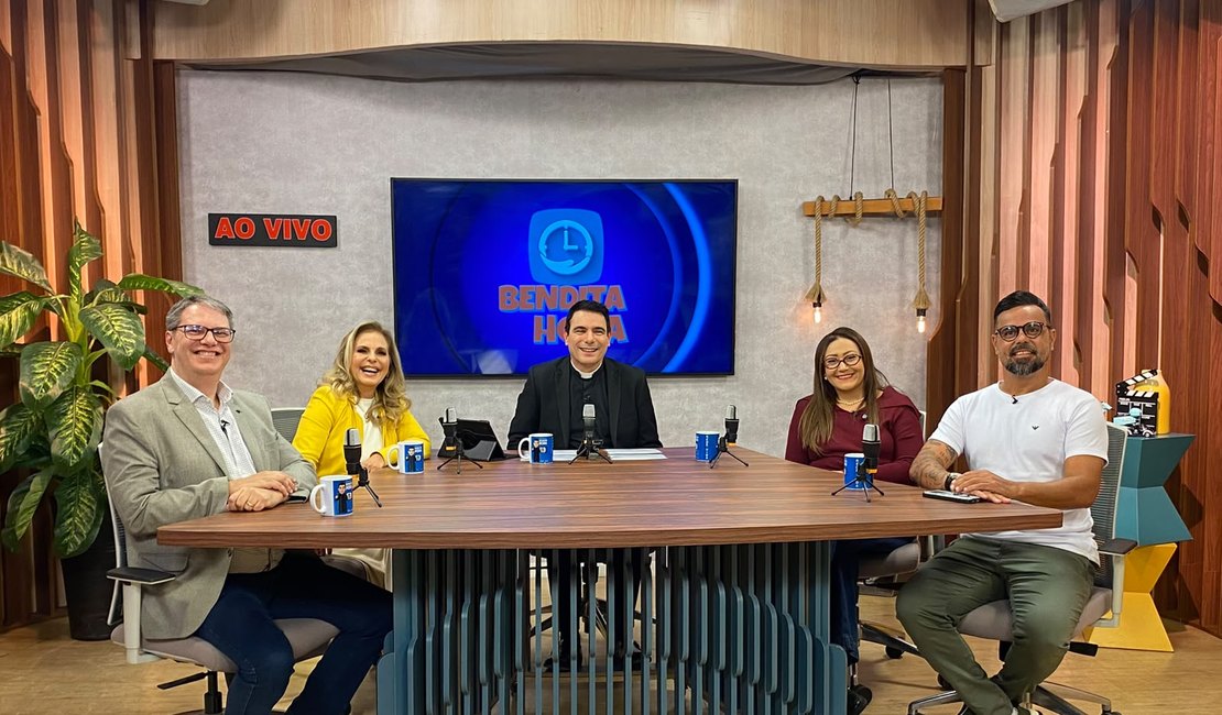 Claudio Gonçalves fala sobre Inteligência Artificial e bem-estar no programa Bendita Hora, da Rede Vida de Televisão