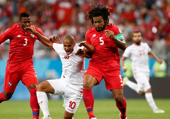 Tunísia vence o Panamá de virada no jogo do adeus das duas seleções