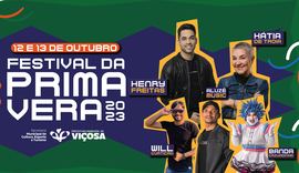 Viçosa anuncia atrações do Festival da Primavera 2023