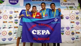 Estudantes do Cepa participam de Maratona Aquática na orla marítima