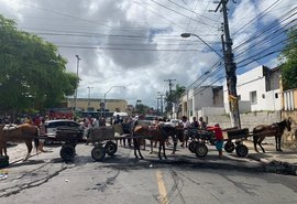 Carroceiros fazem protestos contra Braskem em Bebedouro