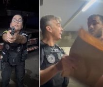 Vídeo: polícia invade casa errada e aponta arma para moradora em Goiás