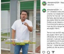 “Um absurdo”: creche está pronta há mais de um ano e fechada em Maceió, denuncia líder comunitário