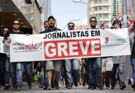 Greve dos jornalistas chega a oito dias e categoria segue sem acordo com empresas