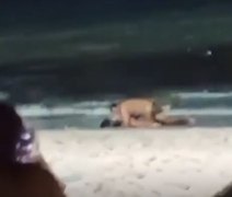 Casal é flagrado fazendo sexo na praia de Ponta Verde em Maceió