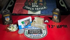 Após denúncia anônima, PM apreende drogas enterradas em grota no Feitosa