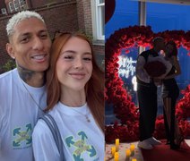 Richarlison fecha restaurante do 1º encontro para pedir Amanda em casamento