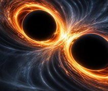 Fusão de buracos negros pode ter sido ilusão criada por lente gravitacional