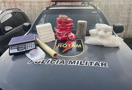 Homem é preso suspeito de tráfico de drogas; 23kg de entorpecentes foram encontrados