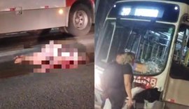 Motociclista morre após ser atingida por ônibus no Antares, em Maceió