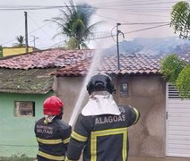 Incêndio destrói dois quartos de casa em Palmeira dos Índios