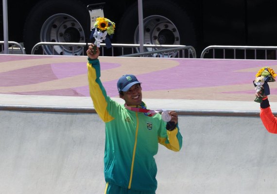 Primeira medalha brasileira em Tóquio é conquistada por Kelvin Hoefler no skate