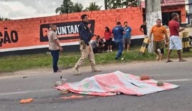 Mulher morre após colisão entre moto e caminhão em Maceió